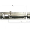Chốt cửa inox loại lớn