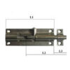 Chốt cửa inox loại nhỏ